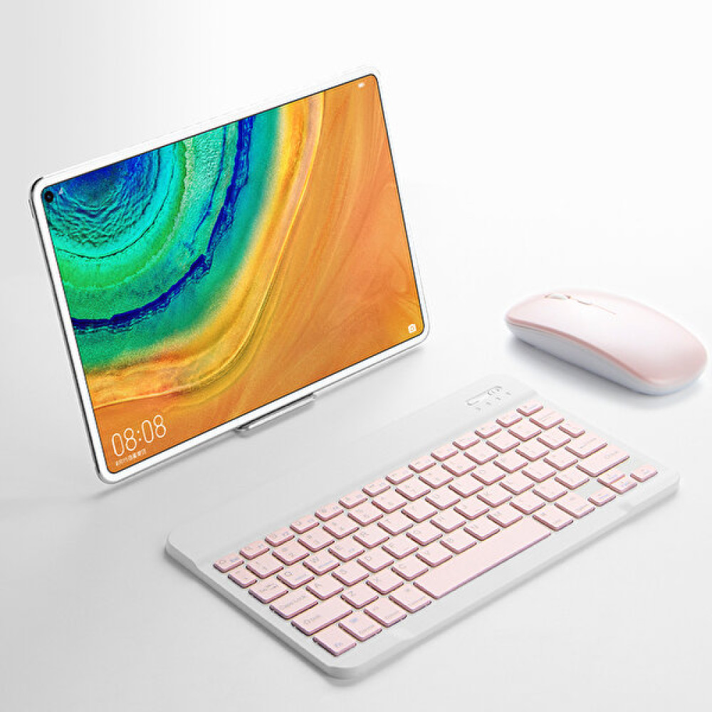 Happy World Shopping Kablosuz Bluetooth Klavye Fare Seti Tablet iPad Air Pro Pad Android Ios Windows Phone Xiaomi Redmi Pad / Mi Pad 5 Pro / 4 Plus... Klavye - Mouse Fiyatı