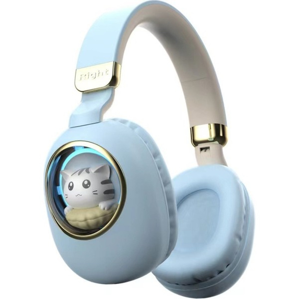 Happy World Shopping Rgb Kablosuz Kulaklık Sevimli Kedi Mic ile Bluetooth Kulaklık Taşınabilir Stereo Müzik iPhone iPad Kız Hediye Için Katlanabili... Kulak Üstü Kulaklık Fiyatı