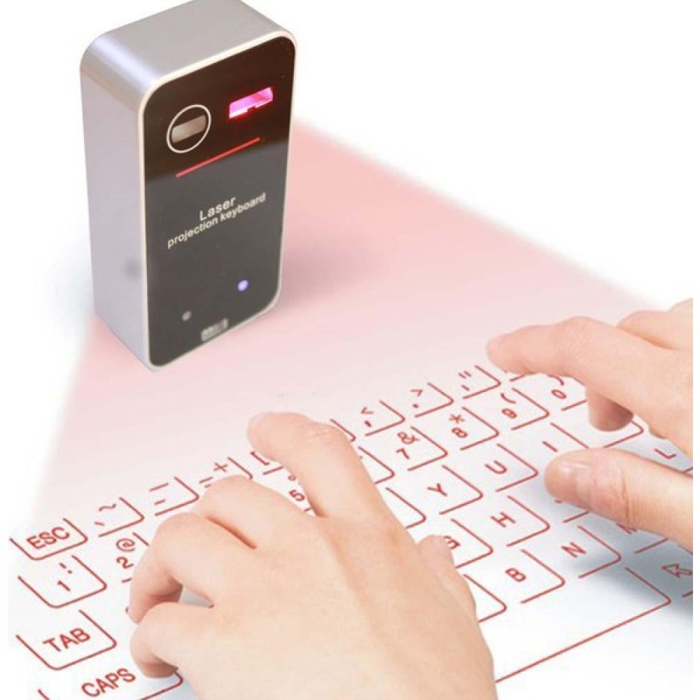 Happy World Shopping Taşınabilir Bluetooth Sanal Lazer Klavye Kablosuz Projektör Klavye Fare Işlevi ile iphone Tablet Bilgisayar Telefon (Yurt Dışı... Oyuncu Klavyesi Fiyatı