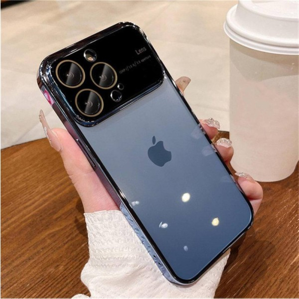 HappyCase Iphone 13 Pro Max Kamera Korumalı Arkası Şeffaf Silikon Telefon Kılıfı - Mavi Cep Telefonu Kılıfı Fiyatı