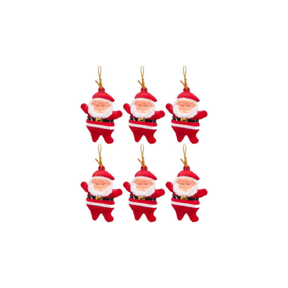 Happyland 1 Paket Yılbaşı Çam Ağacı Süsü Noel Baba 6lı Yaş Günü & Parti Fiyatı