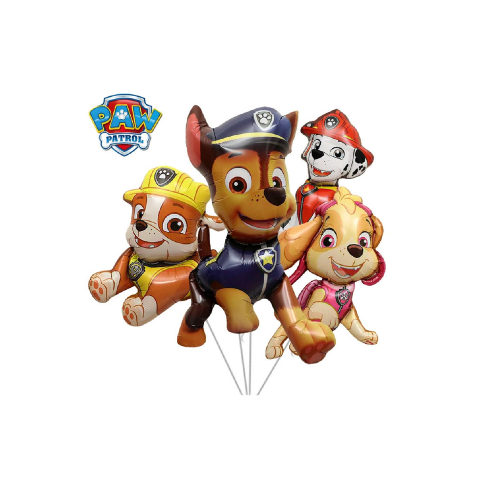 Happyland Paw Petrol Doğum Günü Skye Marshall Rubble Chase Devriye Paw Patrol 4lü Folyo Balon Seti Yaş Günü & Parti Fiyatı