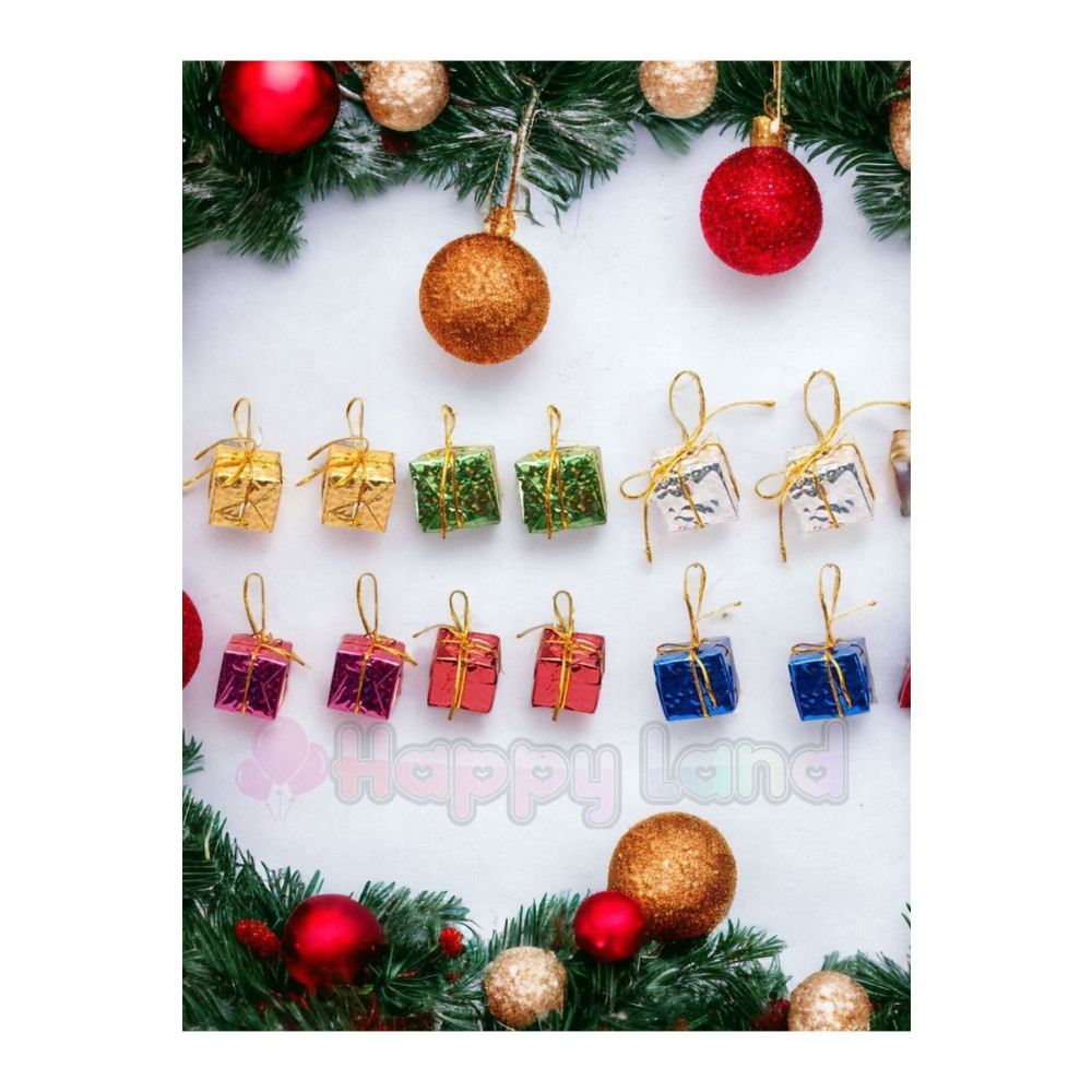 Happyland Yılbaşı Ağacı Süsü 12li Hediye Paketi Çam Ağacı Süsü Noel Ağacı Süsü Yaş Günü & Parti Fiyatı