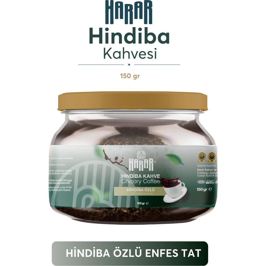 Harar Hindiba Kahvesi 1 Aylık (60 KULLANİM) Net 150gr - 150 gr Diğer Fiyatı