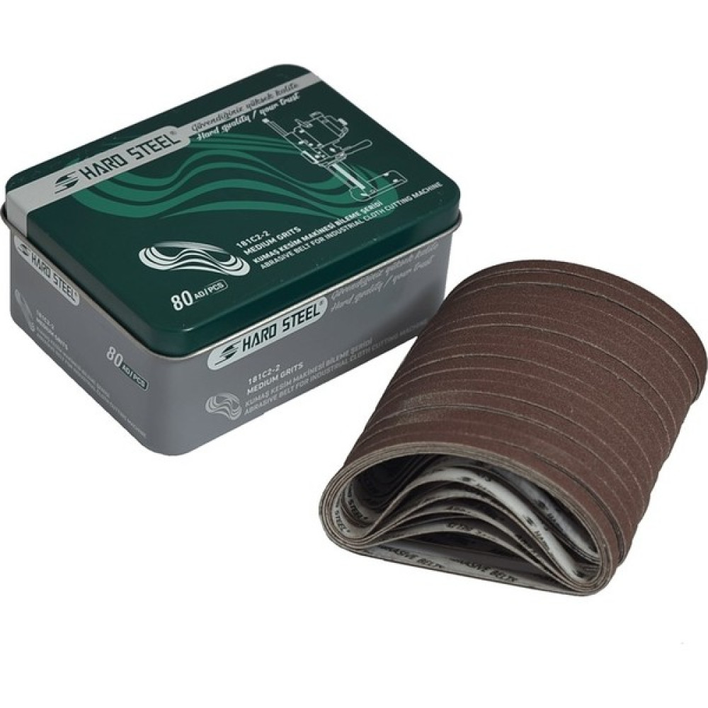 Hard Steel Dik Kumaş Kesim Motoru Bileme Şerit (Medium) Metal Kutu 181C2-2 80 Adet Oyun & Hobi Fiyatı