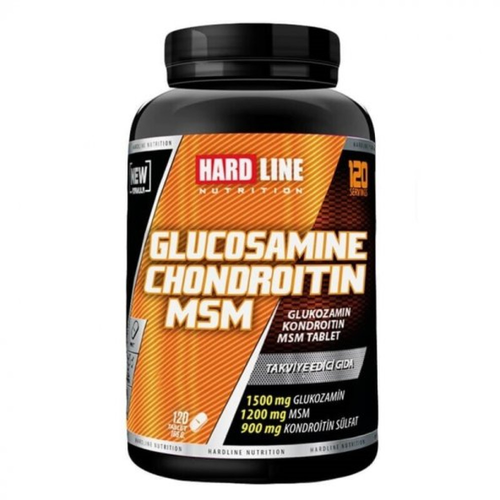 Hardline Glucosamine Chondroitin Msm 120 Tablet (Hızlı Kargo) Sporcu Besinleri Fiyatı