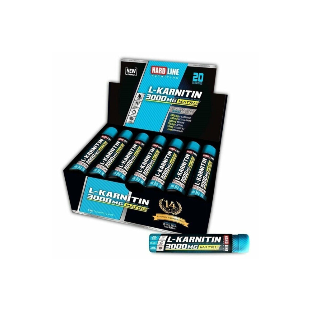 Hardline L-karnitin Matrix 3000 Mg 20 Ampul - Limon Aromalı Yağ Yakıcı Fiyatı