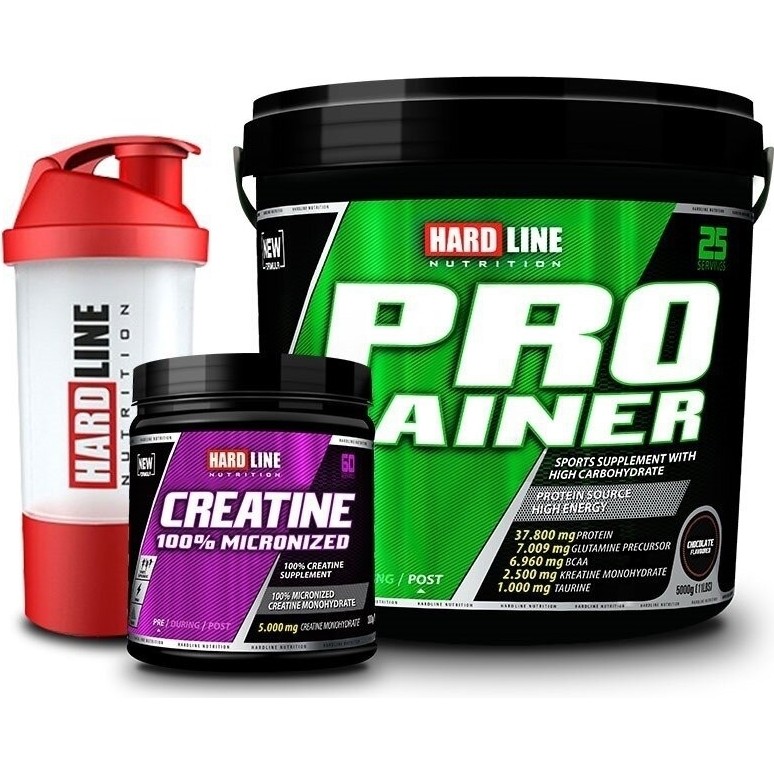 Hardline Nutrition Hardline Progainer 5000 gr + Kreatin 300 gr Muz Aromalı Toz Kombinasyonu Diğer Fiyatı