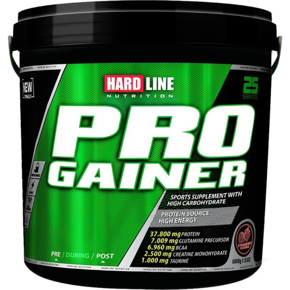 Hardline Nutrition Hardline Progainer Çilekli 5000 gr Mass Gainer - -- Sporcu Besinleri Fiyatı