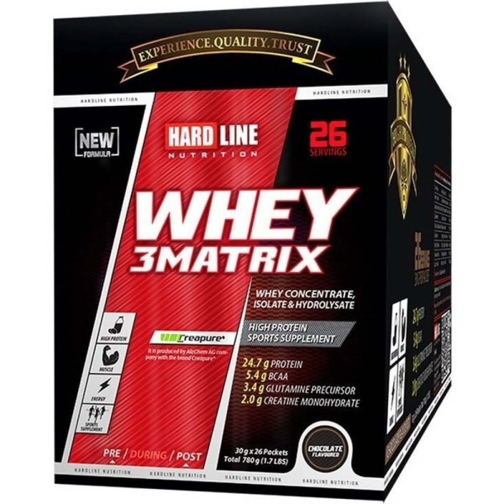 Hardline Nutrition Hardline Whey 3matrix 30 gr 26 Saşe - Çilek Protein Tozları Fiyatı