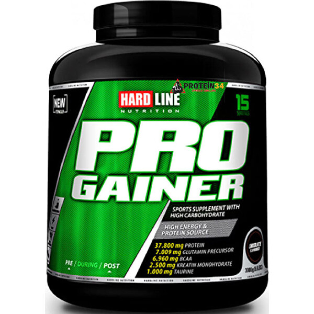 Hardline Nutrition Karbonhidrat Tozu Progainer 3000GR Mass Gainer 3 Aromalı - Çikolata Sporcu Besinleri Fiyatı