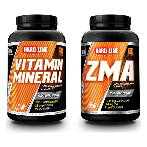 Hardline Nutrition Vitamin Mineral - Zma Seti Diğer Fiyatı