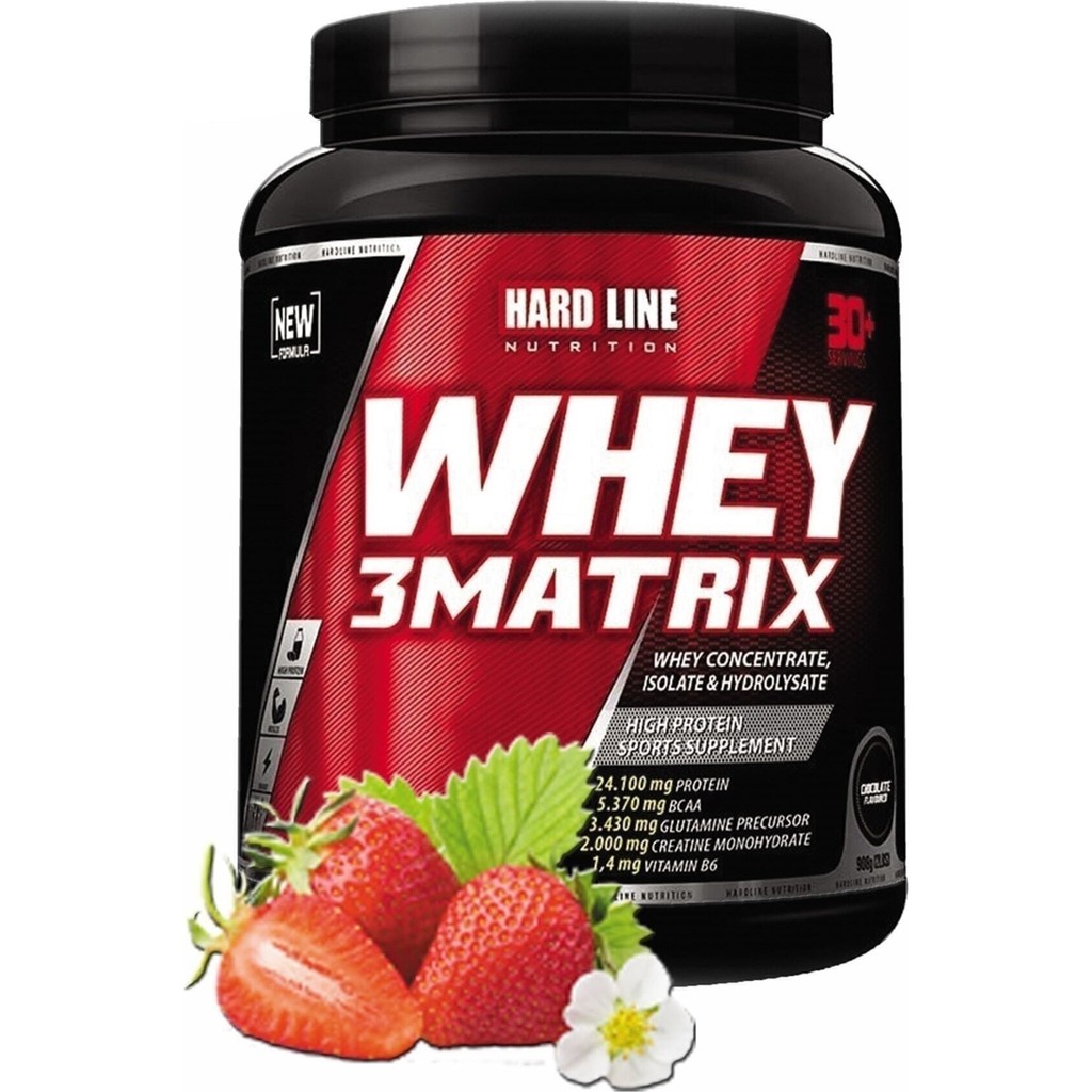 Hardline Nutrition Whey 3 Matrix Çilekli 908 gr Protein Tozu - Çilek Diğer Fiyatı