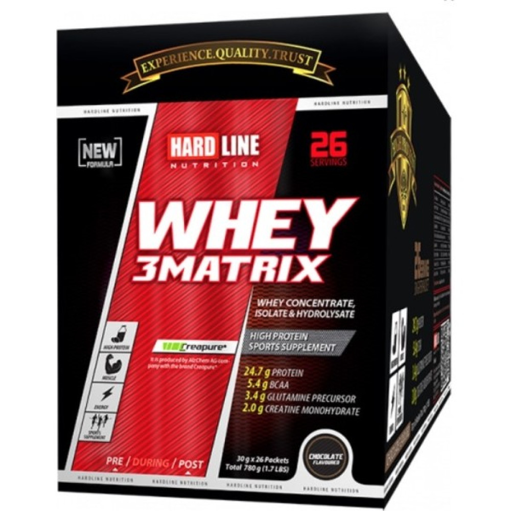 Hardline Nutrition Whey 3Matix 26 Paket Çikolata Protein Tozları Fiyatı