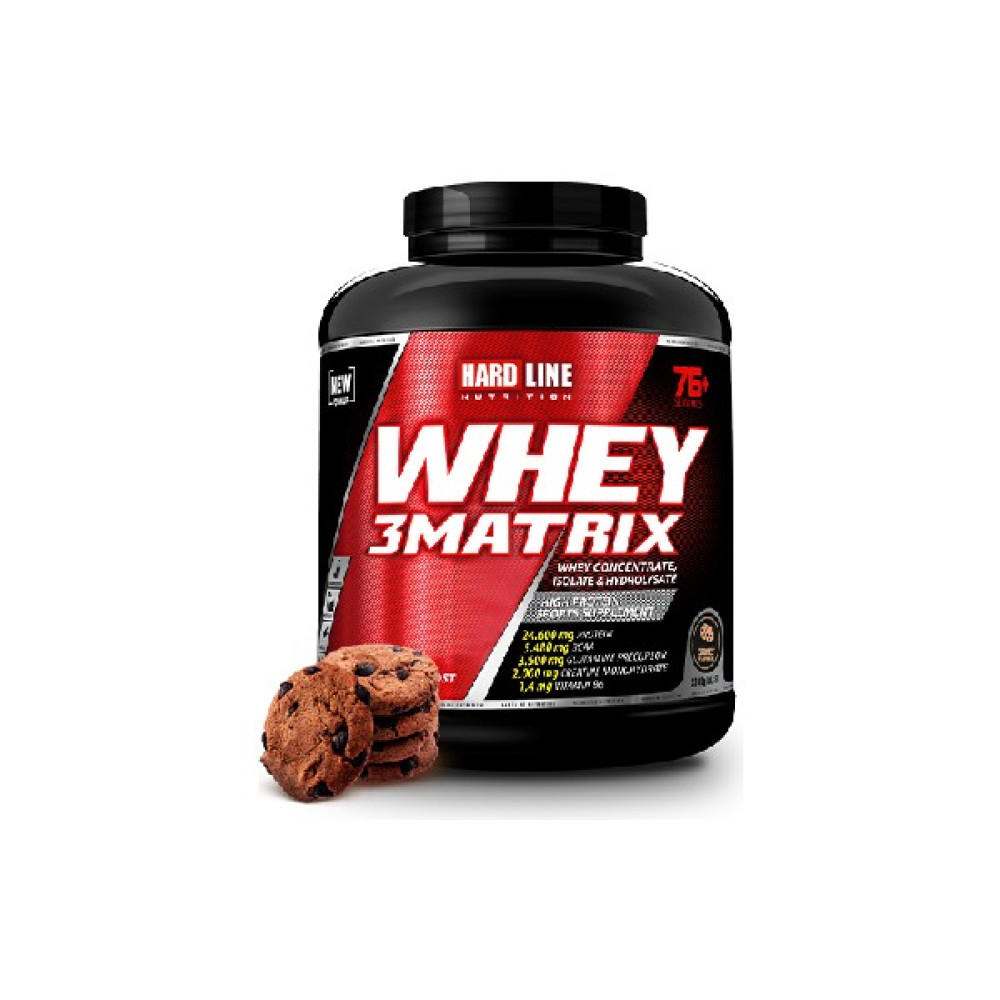 Hardline Nutrition Whey3 Matrix 2300 Gr Cookies (Kurabiye) Aromalı Protein Tozları Fiyatı
