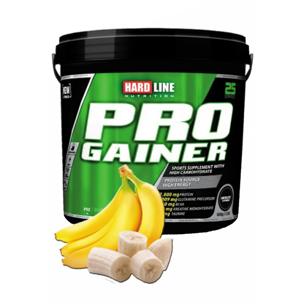 Hardline Progainer Muzlu Muz 5000 gr Gainer  Hacim Kütle Kas Artırma Tozu Sporcu Besinleri Fiyatı