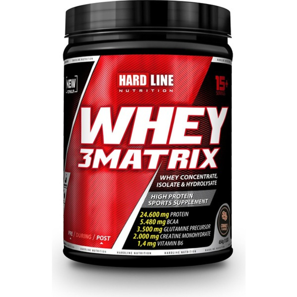 Hardline Whey 3 Matrix 454 gr - Kurabiye Protein Tozları Fiyatı