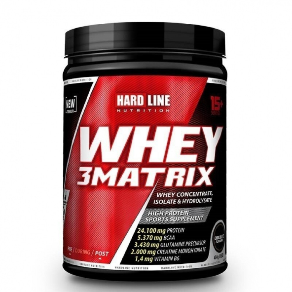 Hardline Whey 3 Matrix 454 Gr Protein Tozu 15 Servis Protein Tozları Fiyatı