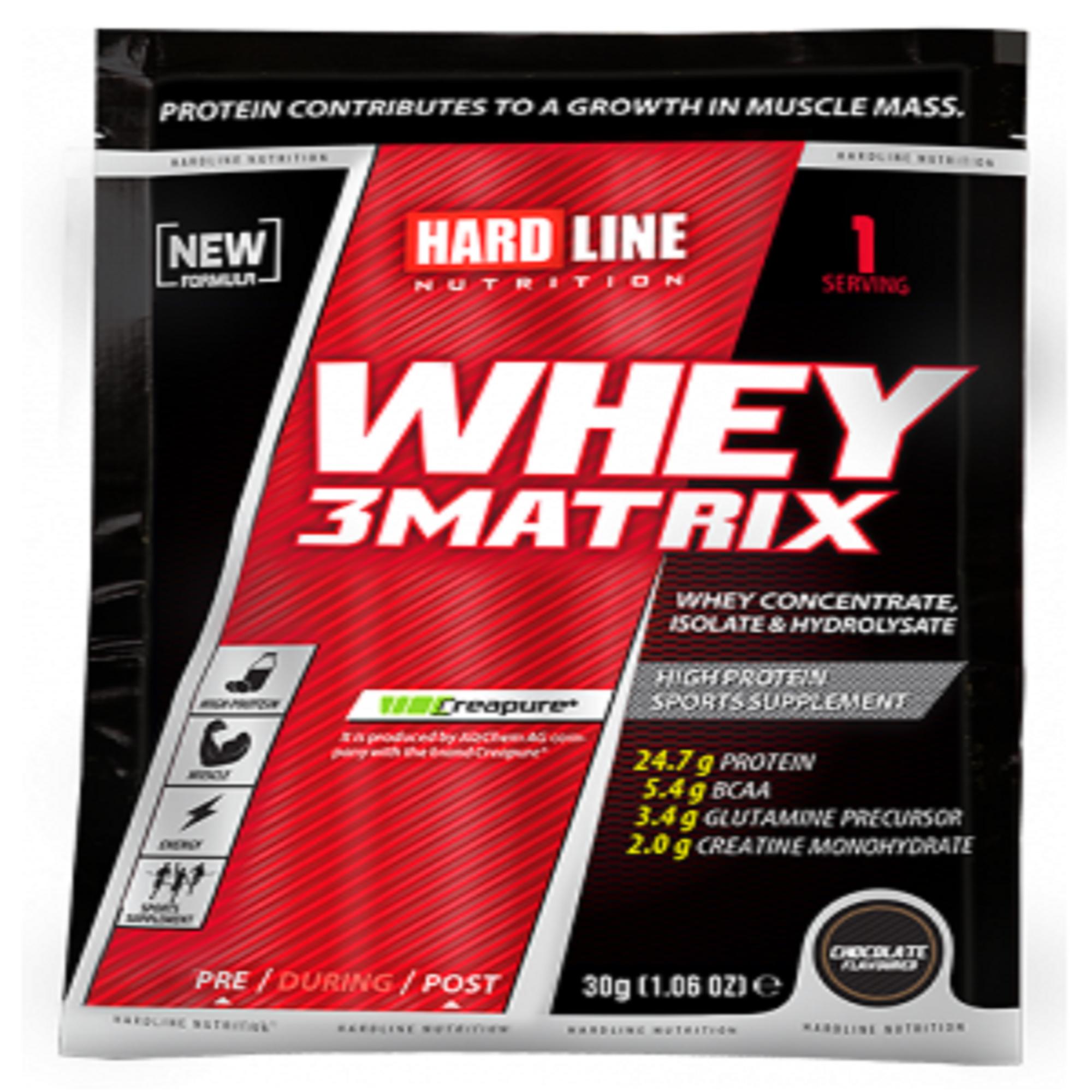 Hardline Whey 3 Matrix Protein Tozu - Çikolata - 30 Gr (Tek Kullanımlık) Diğer Fiyatı