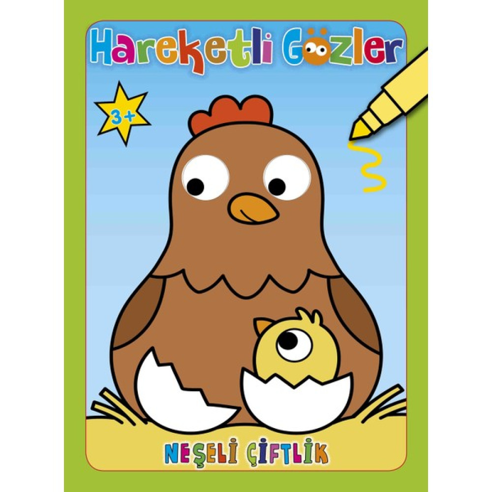 Hareketli Gözler - Neşeli Çiftlik Aktivite & Eğitici Kitaplar Fiyatı