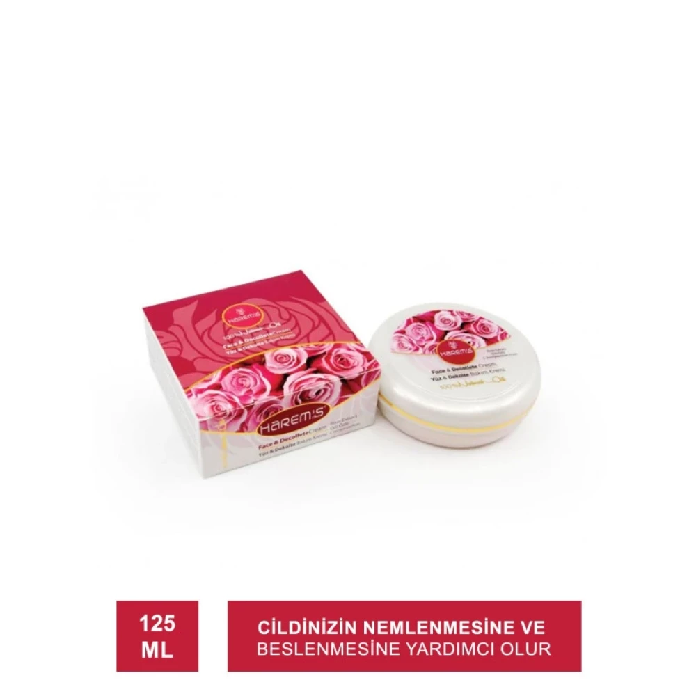 Harem's Gul Ozlu Yuz & Dekolte Bakim Kremi 125Ml Anti-Aging / Yaşlanma Karşıtı Fiyatı