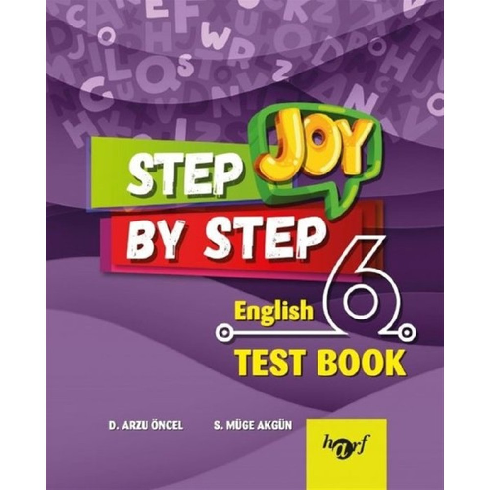 Harf Eğitim Yayıncılık Step By Step Joy 6. Sınıf English Test Book Ders Sınav Kitapları Fiyatı