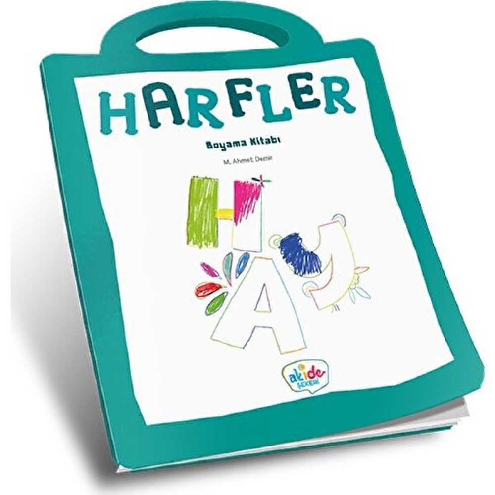 Harfler Boyama Kitabı - Ahmet Demir Aktivite & Eğitici Kitaplar Fiyatı