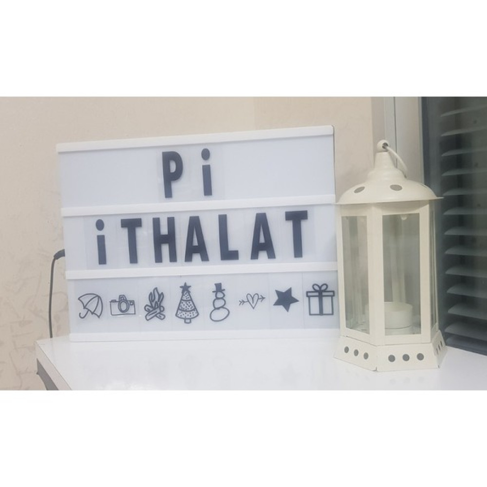 Harflerle Işıklı Mesaj Veren Light Box LED Pano Pano Fiyatı
