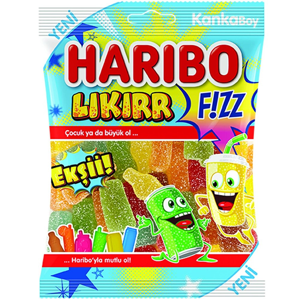 Haribo Fizz Lıkır 70 G Şekerleme Sakız Fiyatı