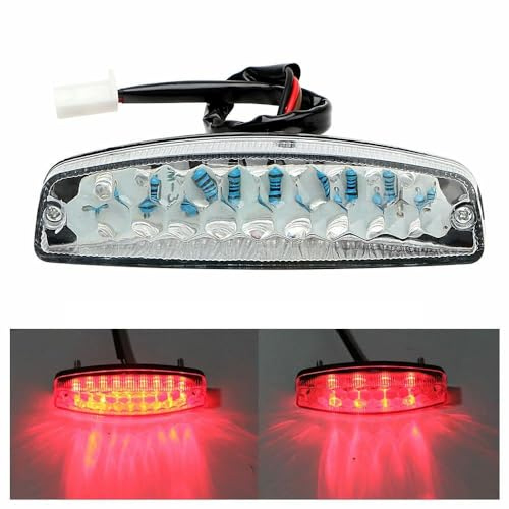 HARIFOGER LED Rear Tail Brake Lights for 50cc 70 Cc 90cc 110cc 125cc 150cc 4 Wheeler Taotao SunL JCL Kazuma Coolster Roketa Chinese ATVs Quad Baja Jonway