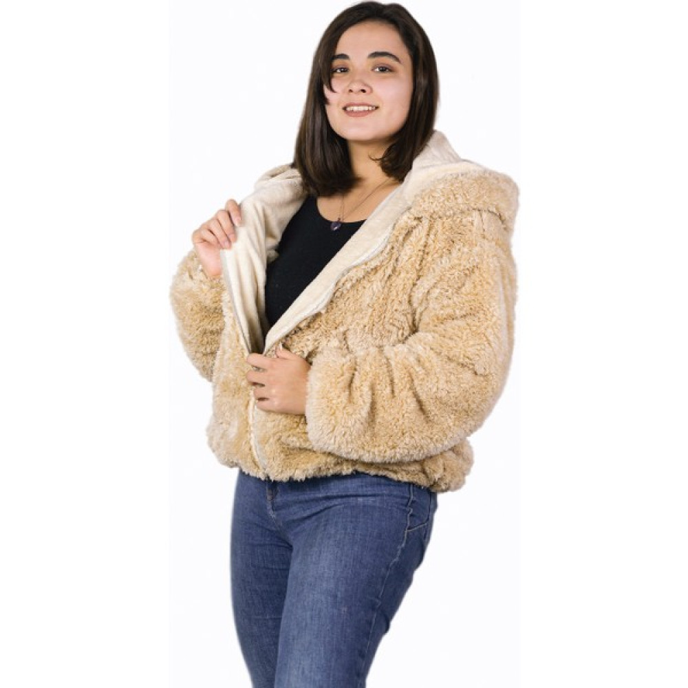 Harika Peluş Fabrikası Oversize Astarlı Peluş Mont Yüksek Kalite Bayan Mont Fiyatı