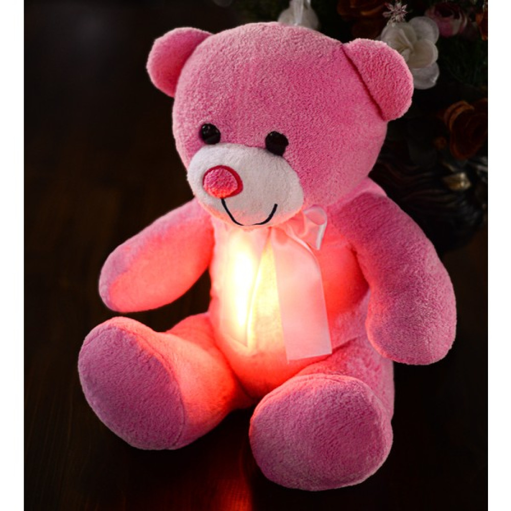Harika Peluş Fabrikası Özgüner Uyku Arkadaşım 60 cm LED Işıklı Ayıcık - Pembe Peluş Oyuncaklar Fiyatı