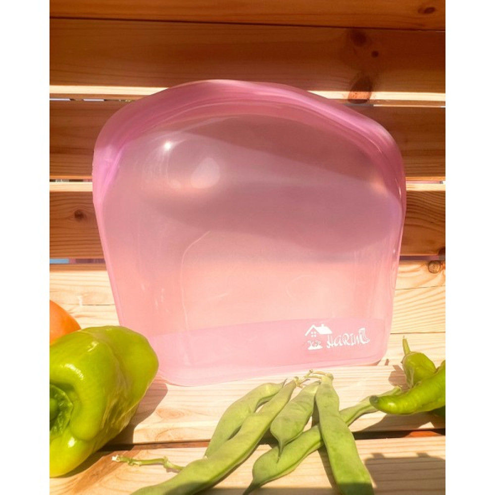 Harım Katlanabilir Harım Pack - Silikon Saklama Kabı/çantası - Dondurucu Paketi - Silikon Buzdolabı Düzenleyici - 2000 ml - Lila Saklama Kapları Fiyatı