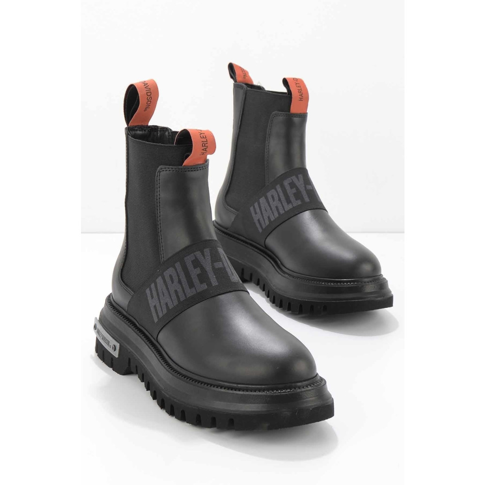 Harley Davidson Black Leather Kadın Bot & Bootie Hd0777056303 36 Beden Kadın Botları Fiyatı