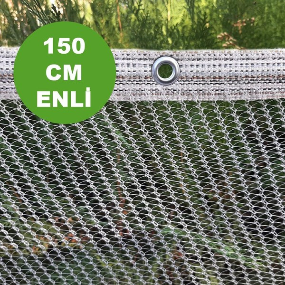 Harman Sera Plastik 150 cm Enli Kuş Filesi, Kedi Koruma Perdesi, Balkon Filesi, Böcek Engelleme Örtüsü, Hazır Kopçalı Çok Amaçlı - 2 m Bahçe Çiti Fiyatı