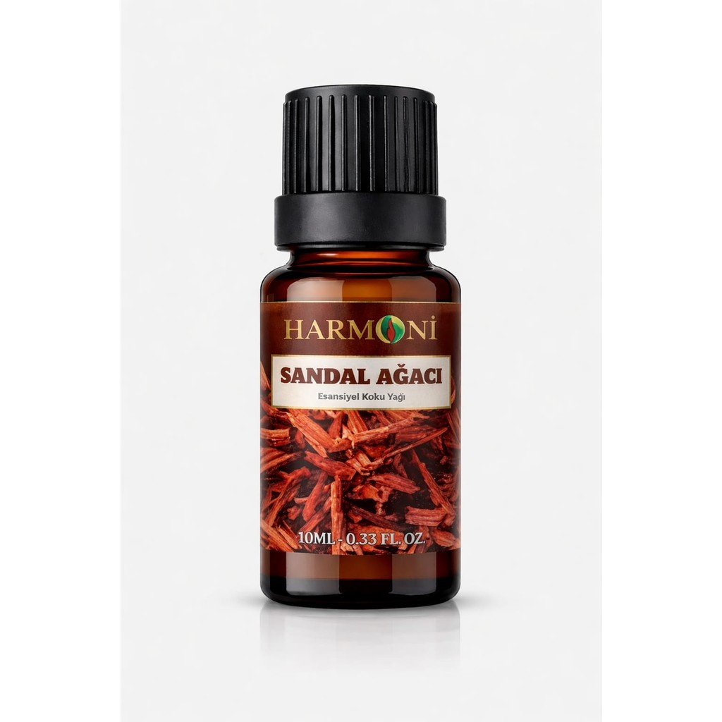 Harmoni Sandal Ağacı Saf Esansiyel Uçucu Yağ Buhurdanlık Yağı Difüzör Esansı Aromaterapi Ortam Koku 10ML - Şeffaf Diğer Fiyatı