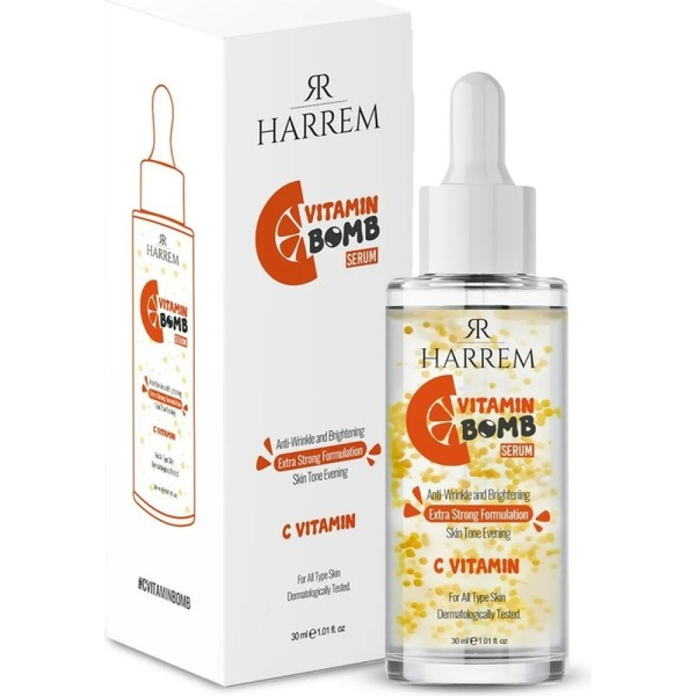 Harrem Aydınlatıcı Cilt Tonu Eşitleyici Mikrokapsül C Vitamin Bombası Serum 30 ml Anti-Aging / Yaşlanma Karşıtı Fiyatı