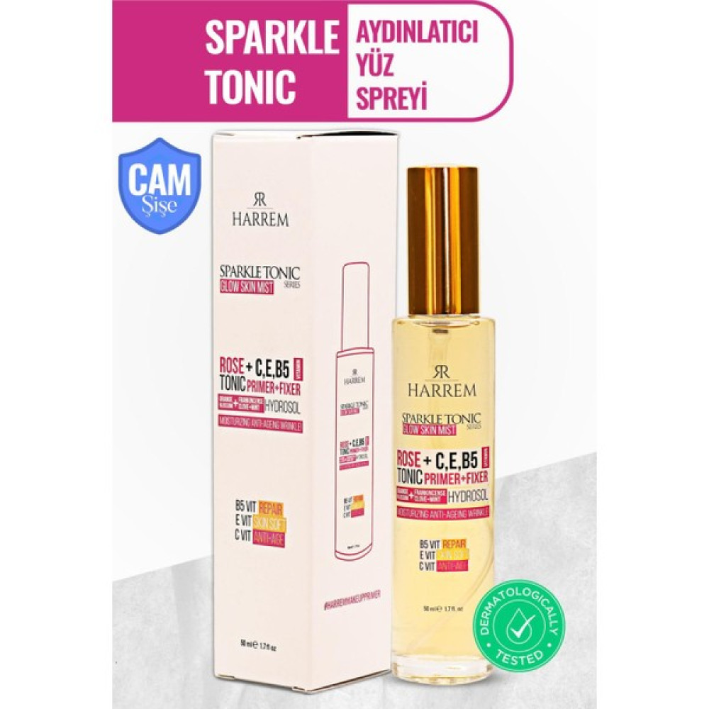 Harrem Sparkle Tonik Serisi - Aydınlatıcı Yüz Spreyi Cilt Temizleme ve Peeling Fiyatı