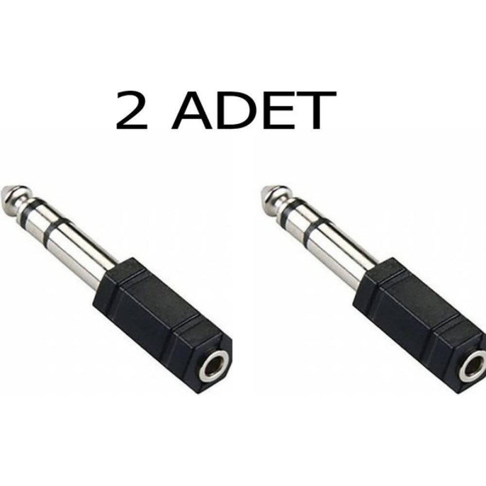 Harry 2 Adet 3.5 mm 6.3 mm Jack Çevirici Piyano Için Kulaklık Çevirici Görüntü Kablosu Fiyatı