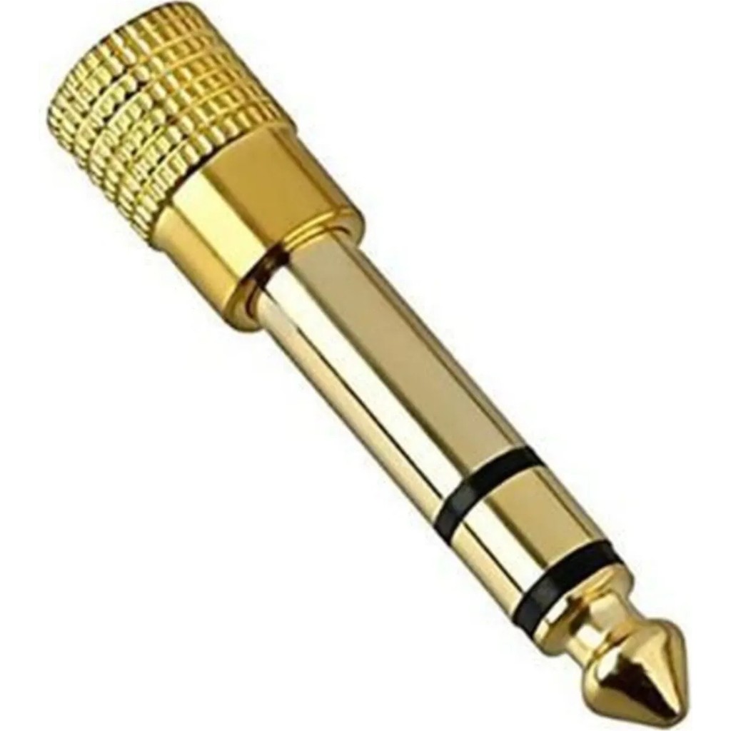 Harry 3.5 mm 6.3 mm Gold Jack Çevirici Piyano Için Kulaklık Çevirici - Altın Kulaklık Aksesuarı Fiyatı
