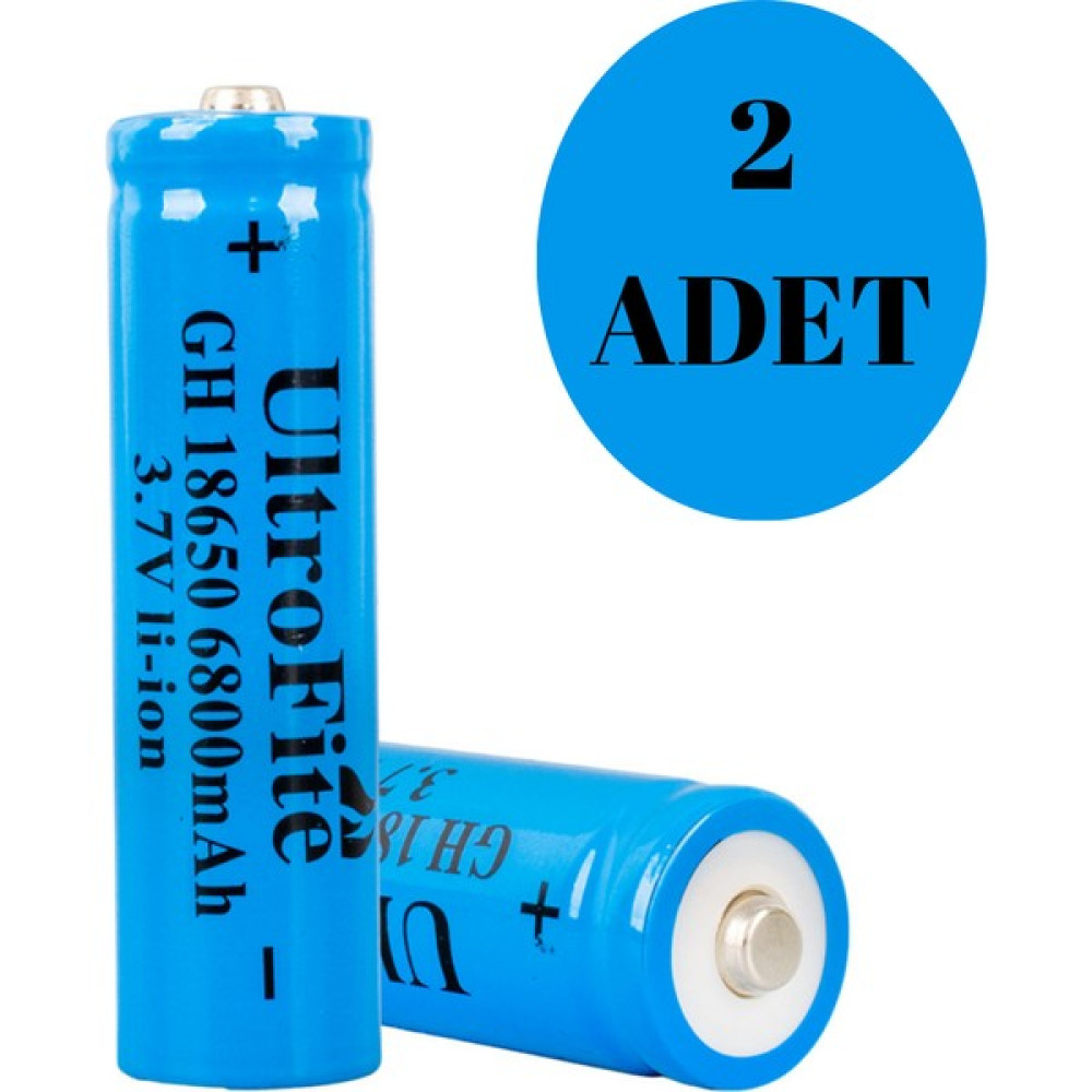 Harry 3.7 Volt 6800 Mah 18650 Lı-Ion Şarj Edilebilir Pil 2 Adet Normal & Şarj Edilebilir Piller Fiyatı