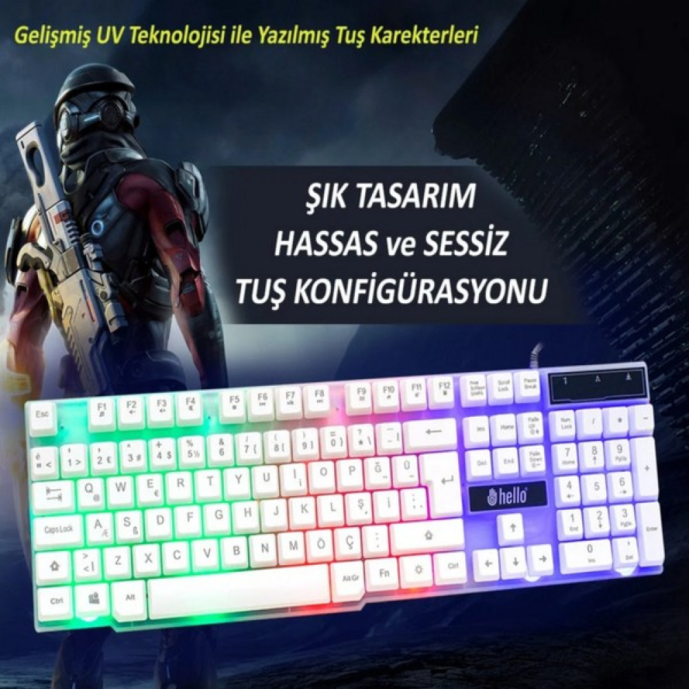 Harry HL-4731 Kablolu Oyuncu Klavye,gamıng Klavye Oyuncu Klavyesi Fiyatı