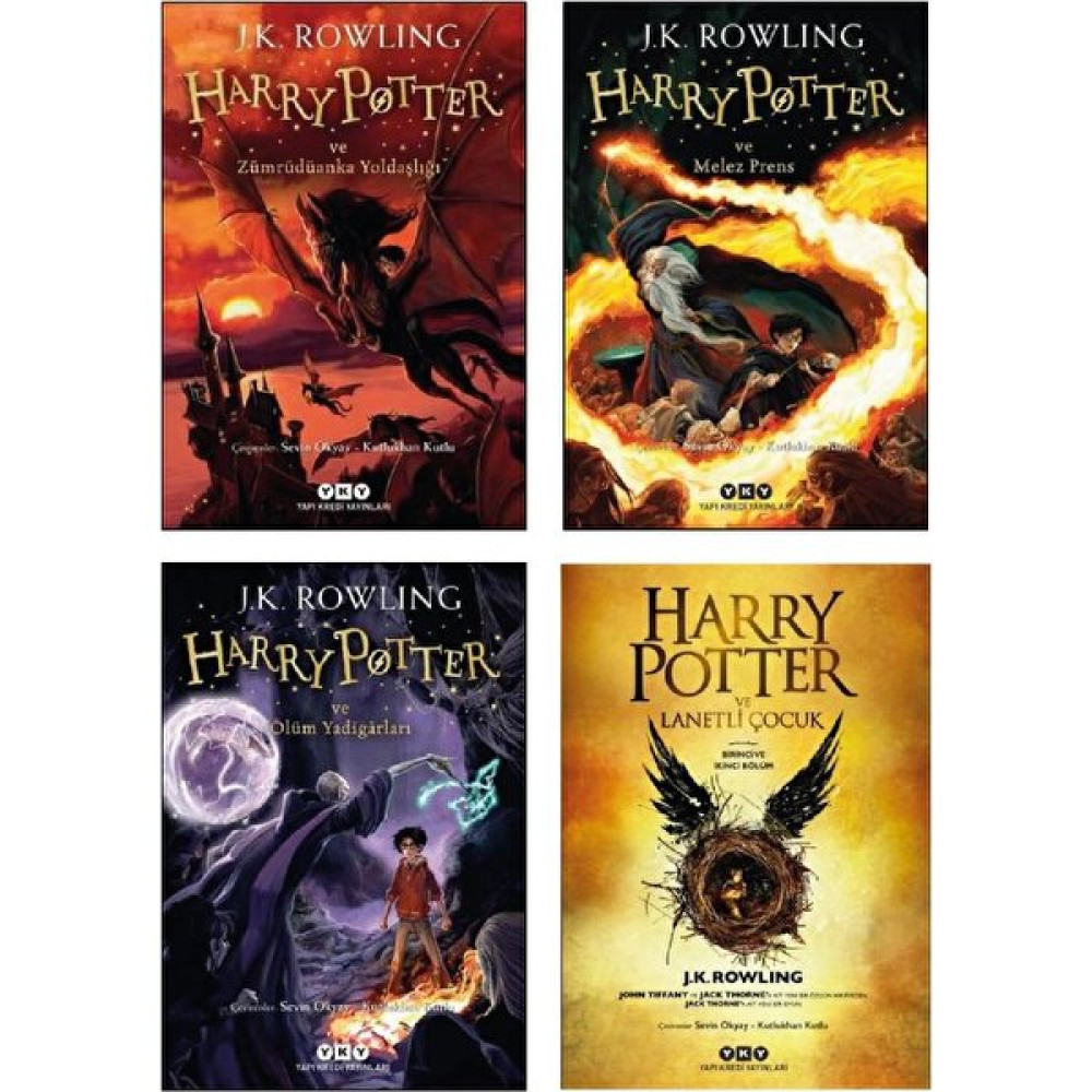 Harry Potter 5-6-7-8 Set Son 4 Kitap - J. K. Rowling Bilim Kurgu & Fantastik Fiyatı