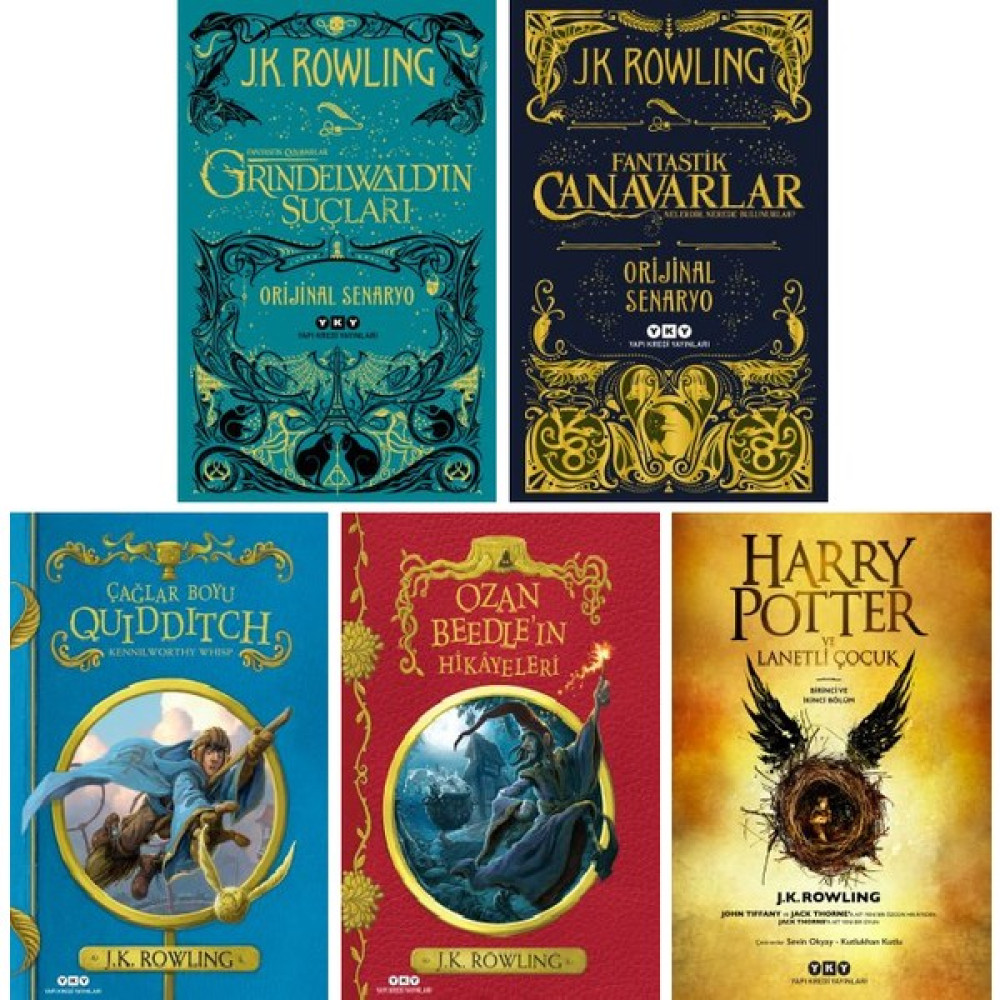 Harry Potter Evreni 5 Kitap Set / Fantastik Canavarlar - Çağlar Boyu Quidditch - Ozan Beedle - Lanetli Çocuk Bilim Kurgu & Fantastik Fiyatı