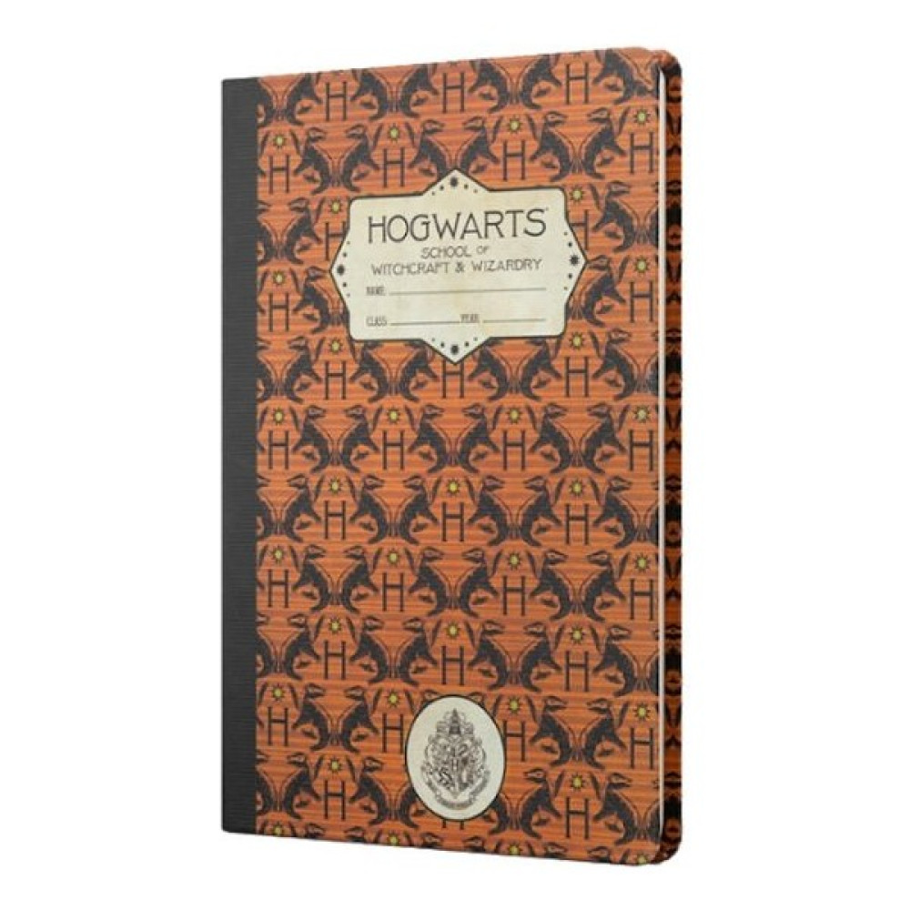 Harry Potter Hogwarts Hafflepuf Sert Kapak Butik Defter Kahverengi Çizgisiz Ajanda Fiyatı