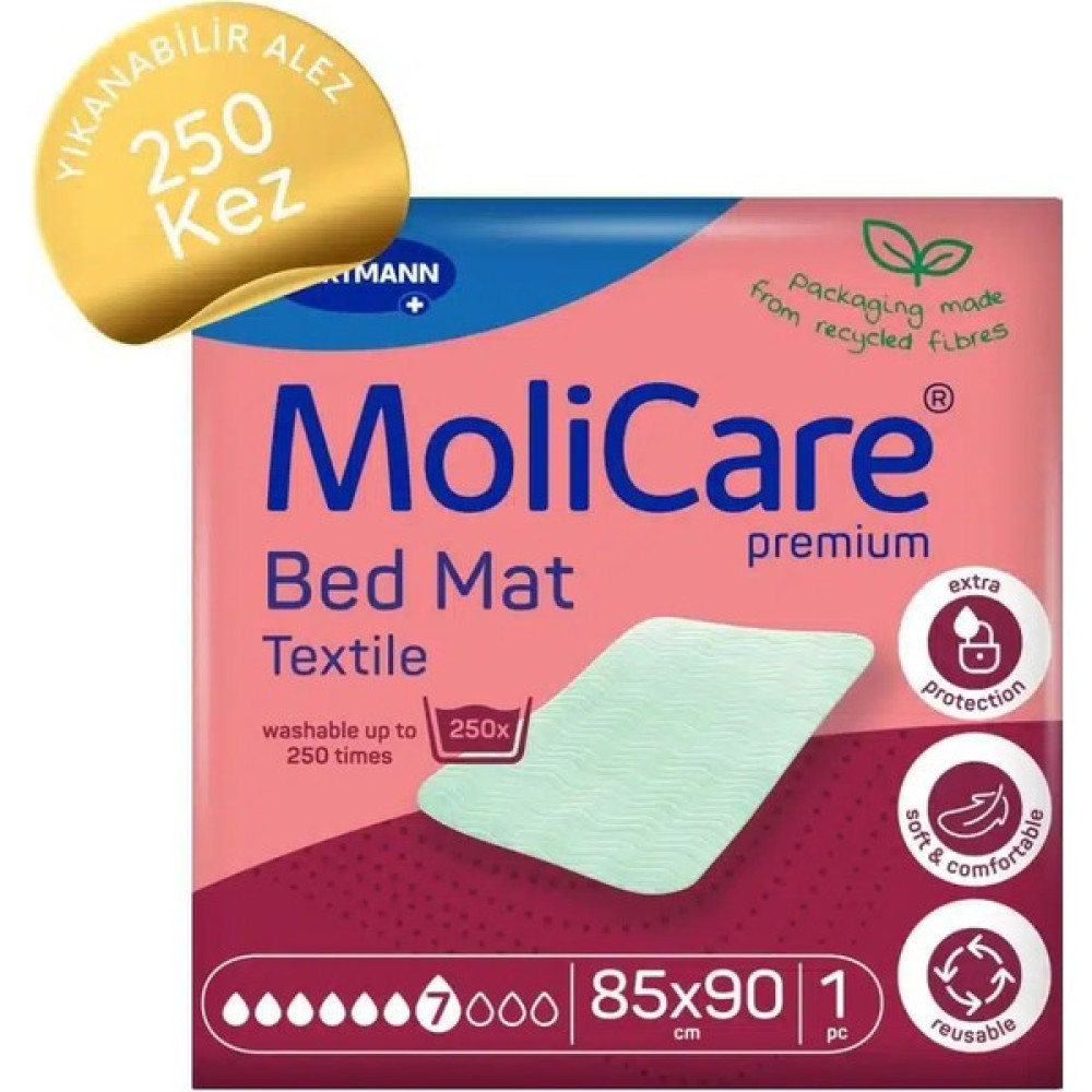Hartmann Molicare Premium Bed Mat Textile 7 Damla Yıkanabilir Yatak Koruyucu 85X90 cm Kutulu Oto Boyaları Fiyatı