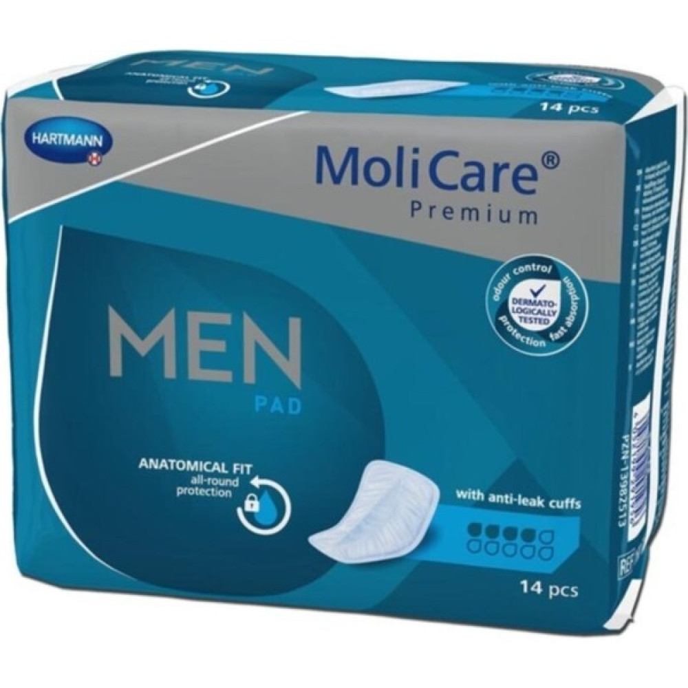 Hartmann Molicare Premium Men Pad 4 Damla Erkek Mesane Pedi 14 Lü Hasta Bezleri ve Temizliği Fiyatı