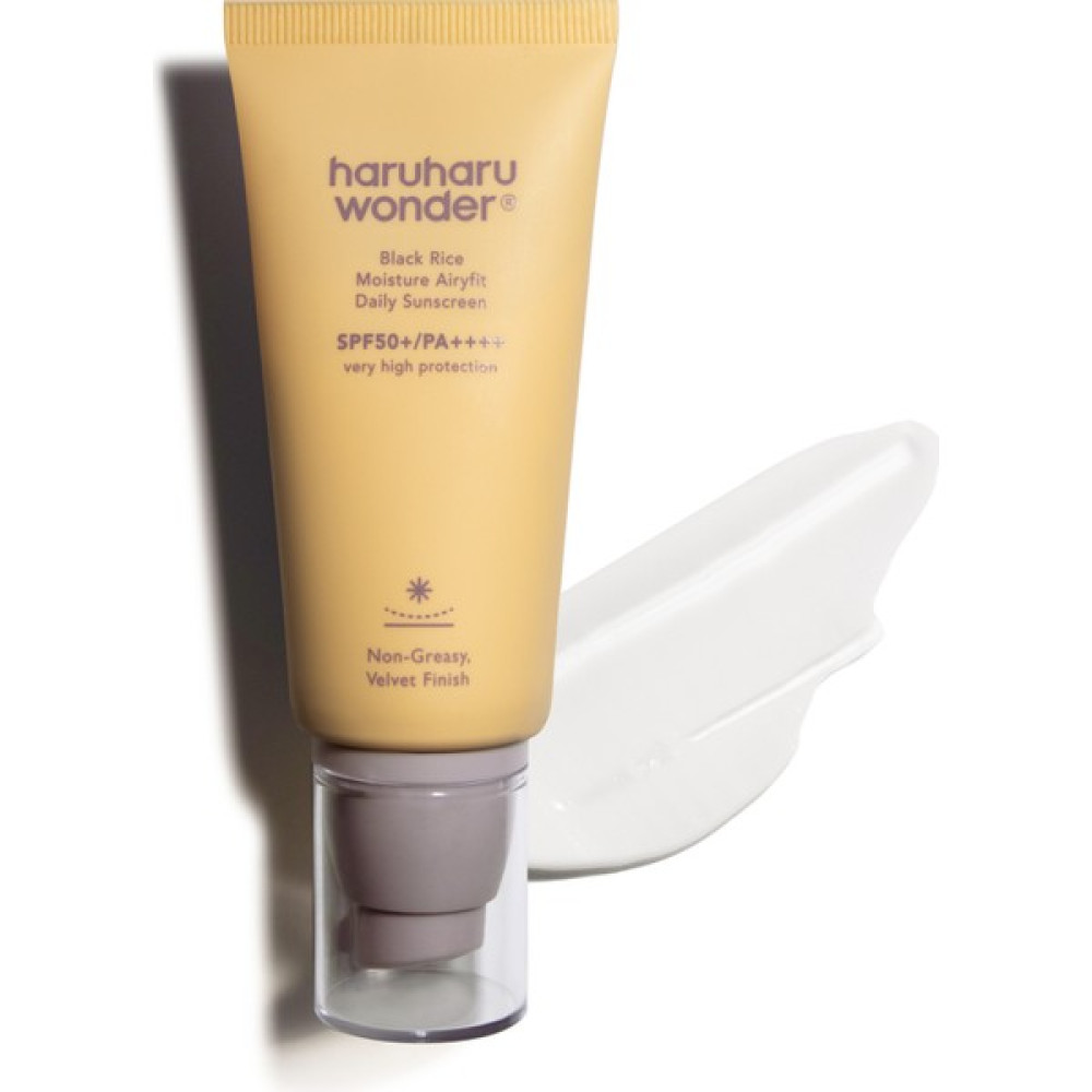 Haruharu Wonder Black Rice Moisture Airyfit Sunscreen SPF50+ 50ML - Nemlendirici Airyfit Güneş Kremi Güneş Kremleri ve Losyonları Fiyatı