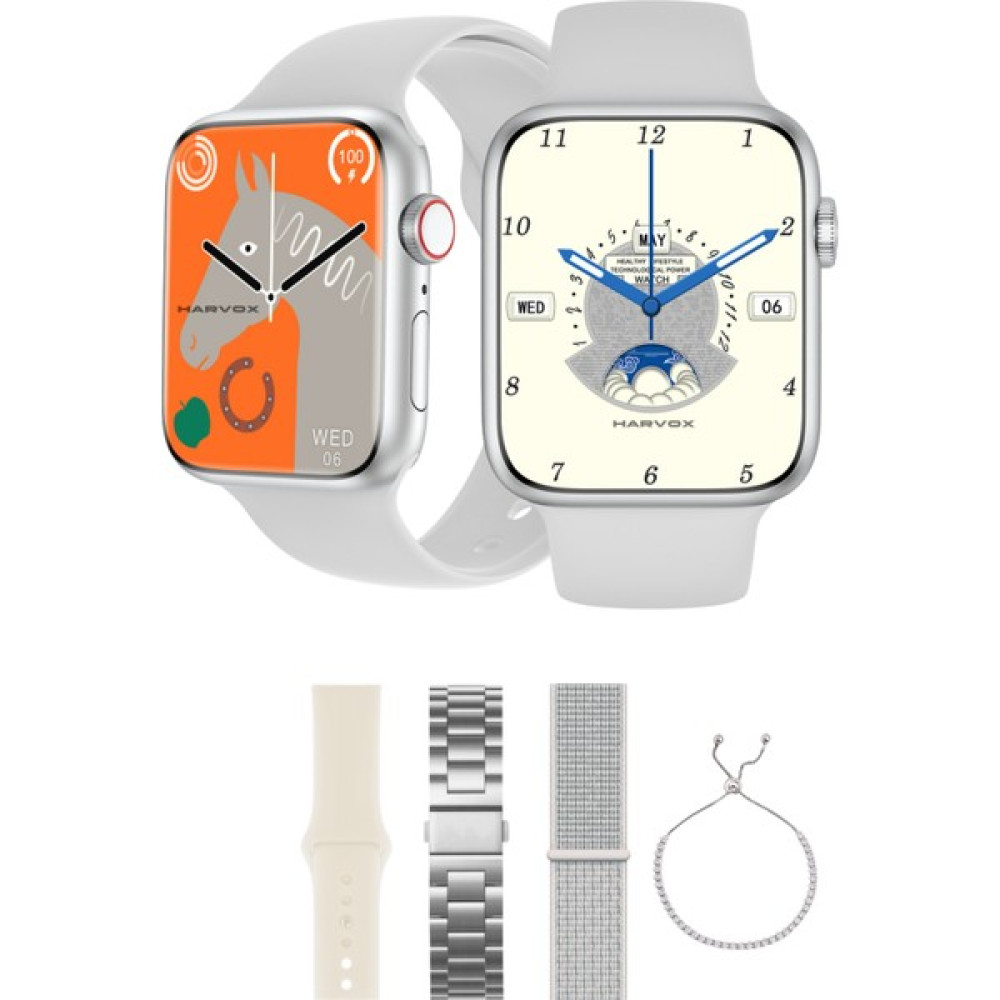 Harvox Watch 10 Mini Akıllı Saat Hediye Dolu Kutu Içeriği 3 Kordon ve Bileklik - Gümüş Oto Boyaları Fiyatı