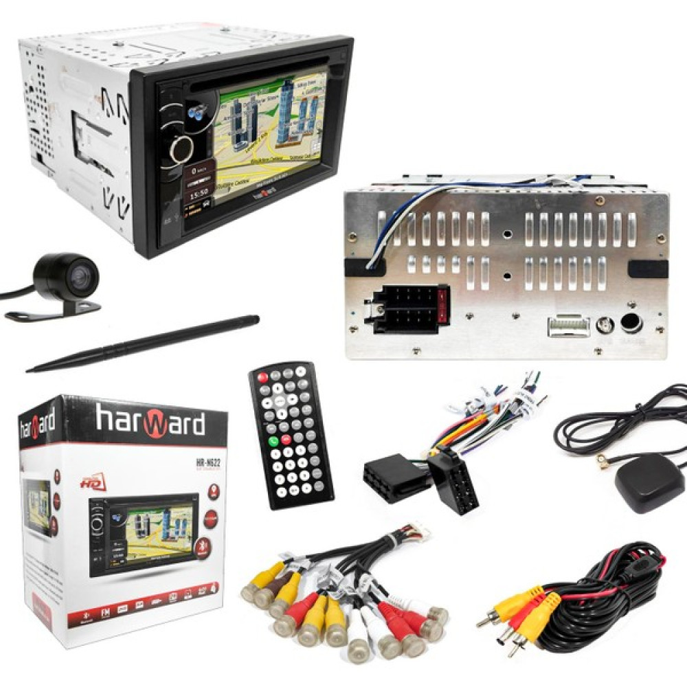 Harward Double Teyp 6.2 4X50W Mirrorlink Gps/dvd/bt/usb/sd/fm/aux Kameralı Harward HR-N622 Oto Teypleri Fiyatı